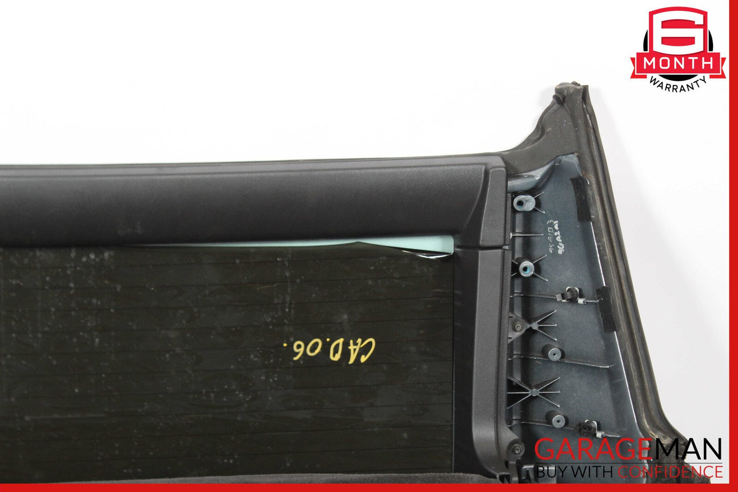 04-09 Cadillac XLR Rear Convertible Roof Top Back Glass Panel OEM
