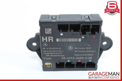 08-14 Mercedes W204 C250 C350 Rear Right Side Door Control Module 2129004006 OEM