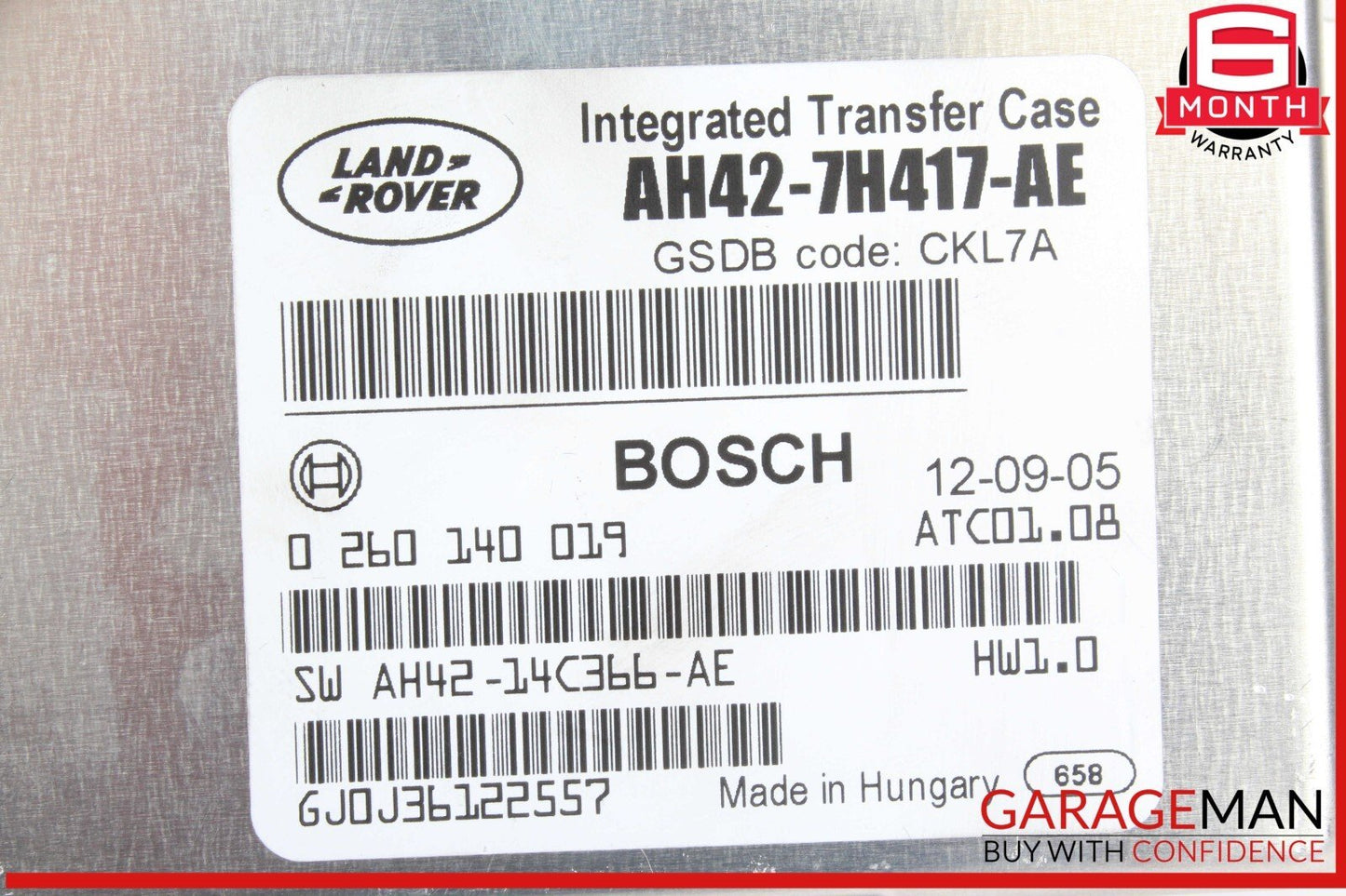 10-13 Land Rover Range Rover Sport Transfer Case Control Module Unit AH427H417AE