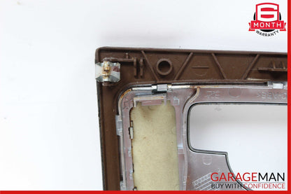 10-13 Mercedes W212 E400 E350 E550 Center Console Switch Trim Bezel Wood OEM