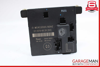 03-09 Mercedes W211 E350 E550 E63 AMG Rear Left Side Door Control Module Unit