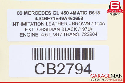 03-12 Mercedes X164 GL450 SLK350 Front Right Seat Control Module 2118704585 OEM