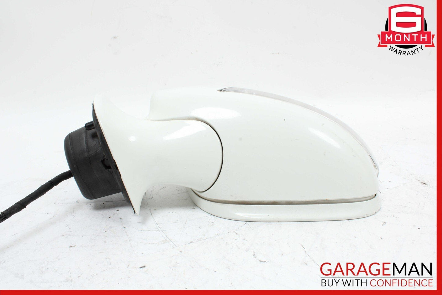 07-09 Mercedes W211 E350 Front Left Side Mirror Door Rear View White OEM