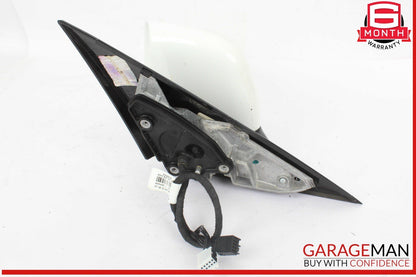 10-13 Mercedes W212 E350 Front Left Driver Side Door Rear View Mirror White OEM