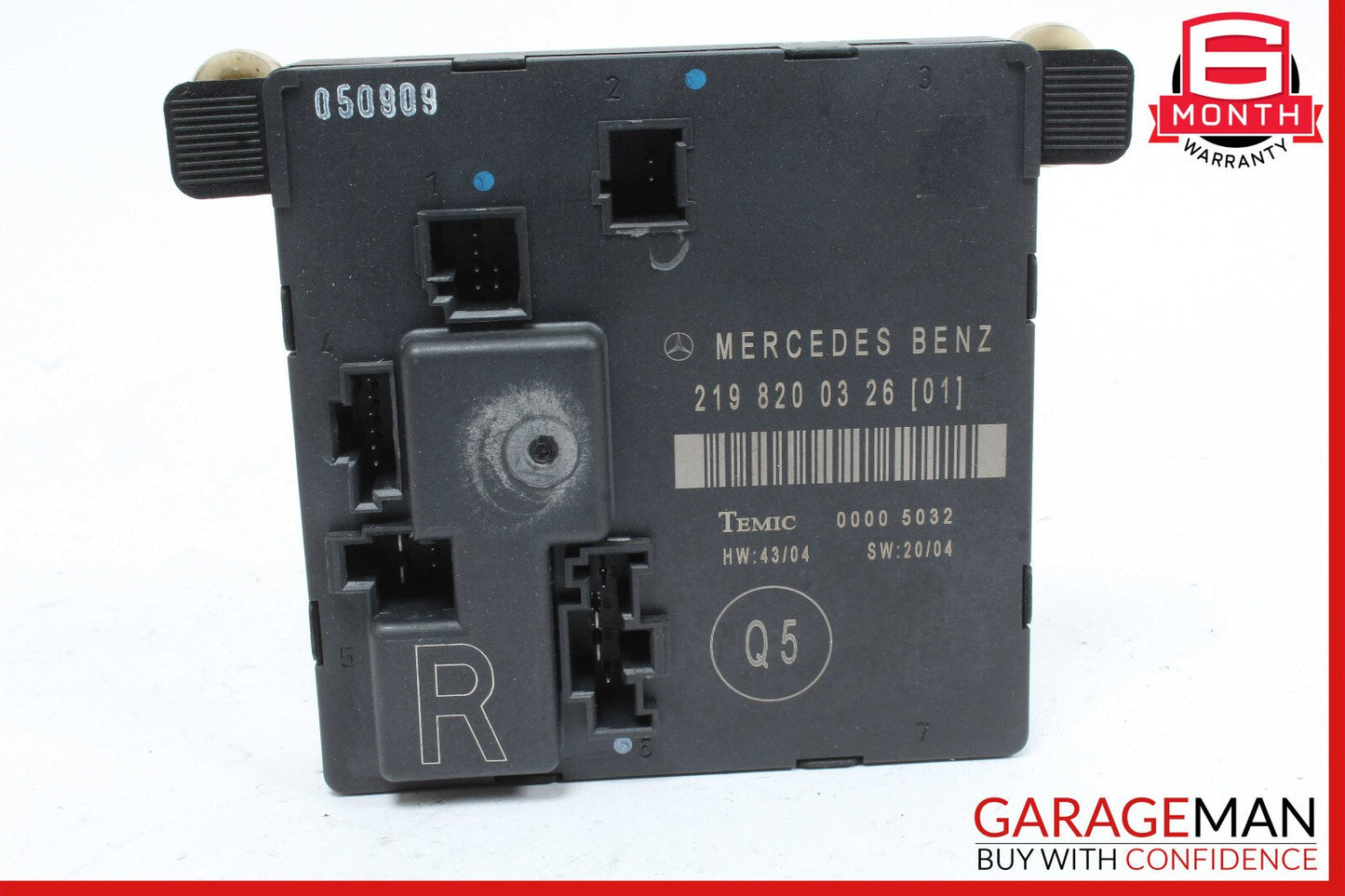 06-11 Mercedes W219 CLS500 Rear Right Door Control Module 2198200326 OEM