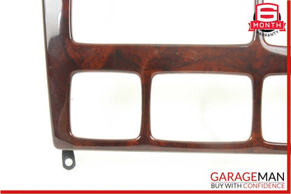 00-06 Mercedes W220 S600 S55 AMG Center Console Wood Trim OEM