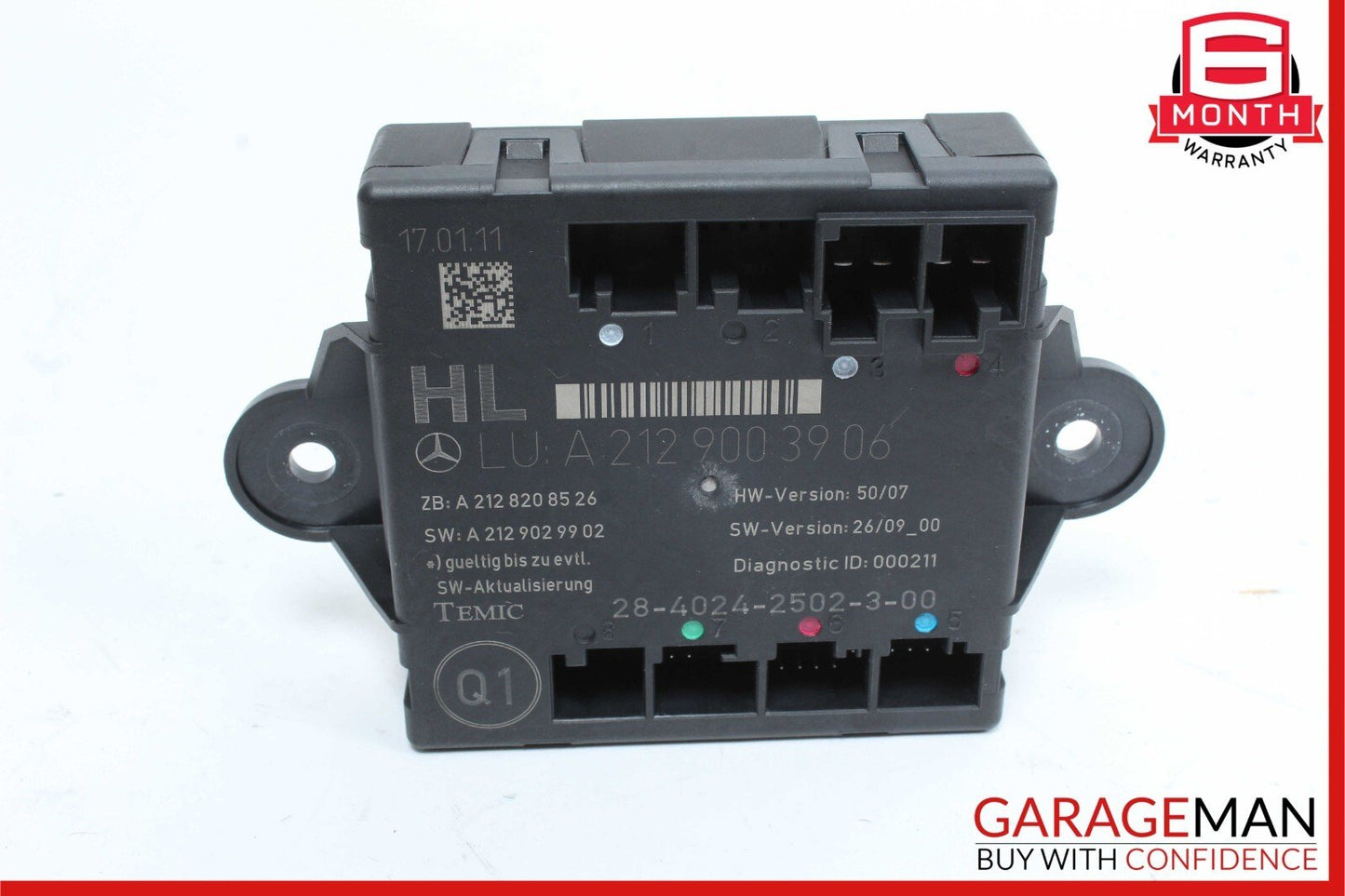 08-18 Mercedes-Benz E350 W212 Rear Left Door Control Module 2129003906 Genuine