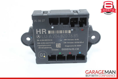 08-18 Mercedes W204 C300 GLK350 C250 Rear Right Side Door Control Module OEM