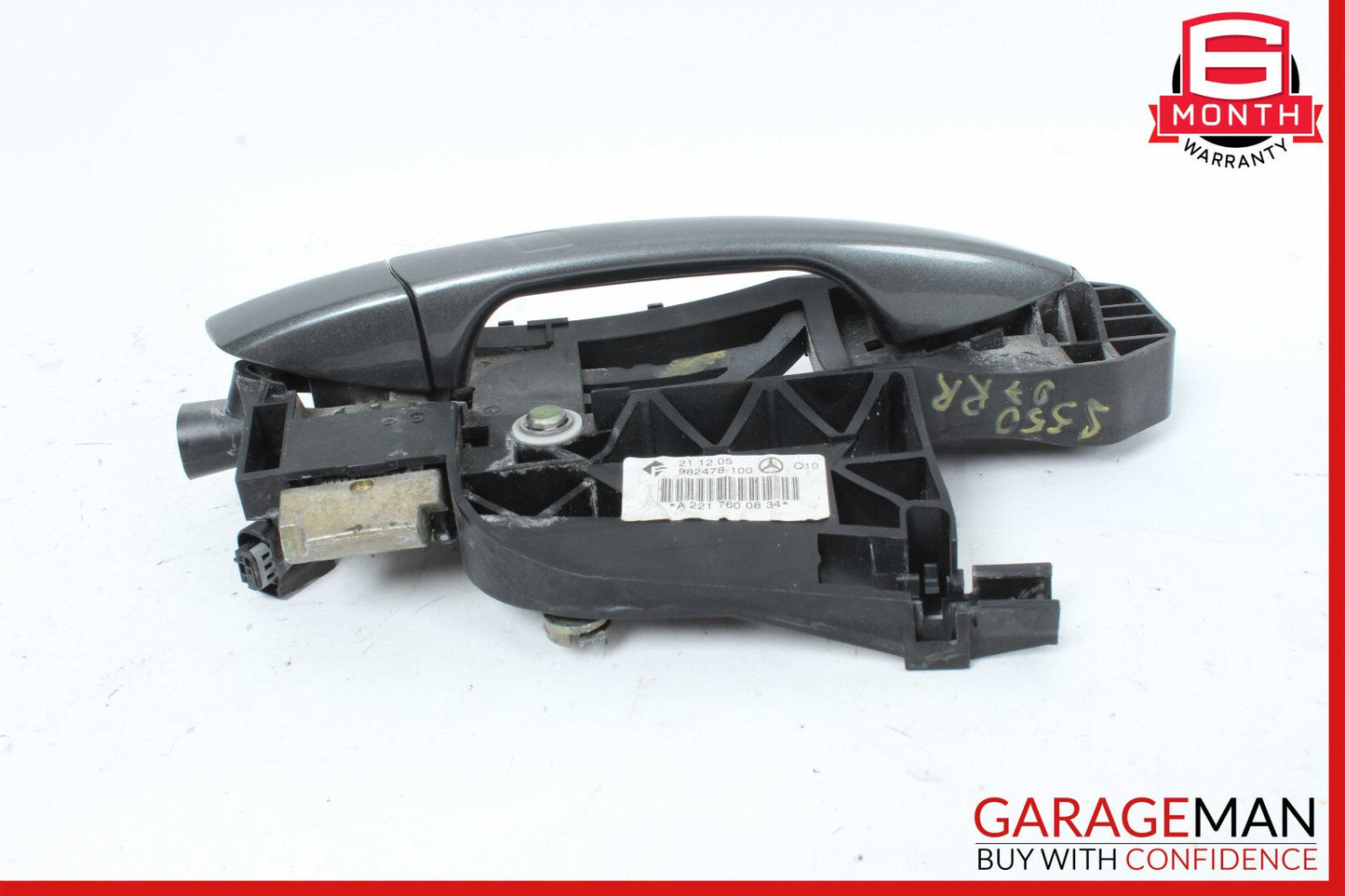 07-13 Mercedes W221 S550 S400 Rear Right Exterior Door Handle Keyless Go OEM