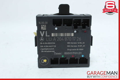 08-14 Mercedes W204 C300 C350 Front Left Side Door Control Module 2048701726 OEM