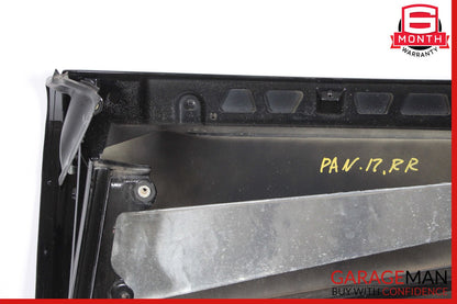 10-16 Porsche Panamera 970 Rear Right Passenger Side Exterior Door Shell Frame
