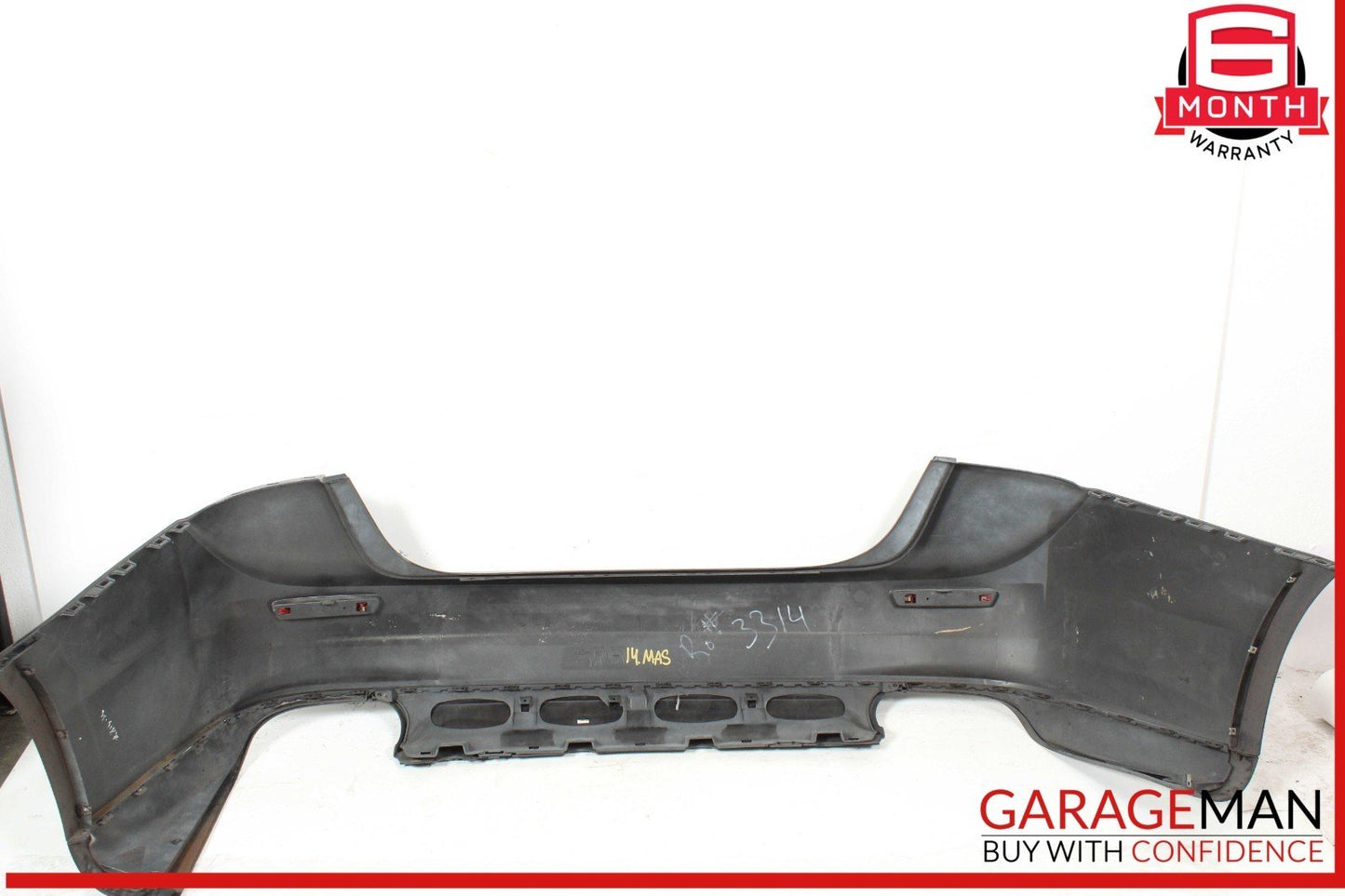 14-17 Maserati Ghibli M157 Rear Bumper Cover Panel Black OEM