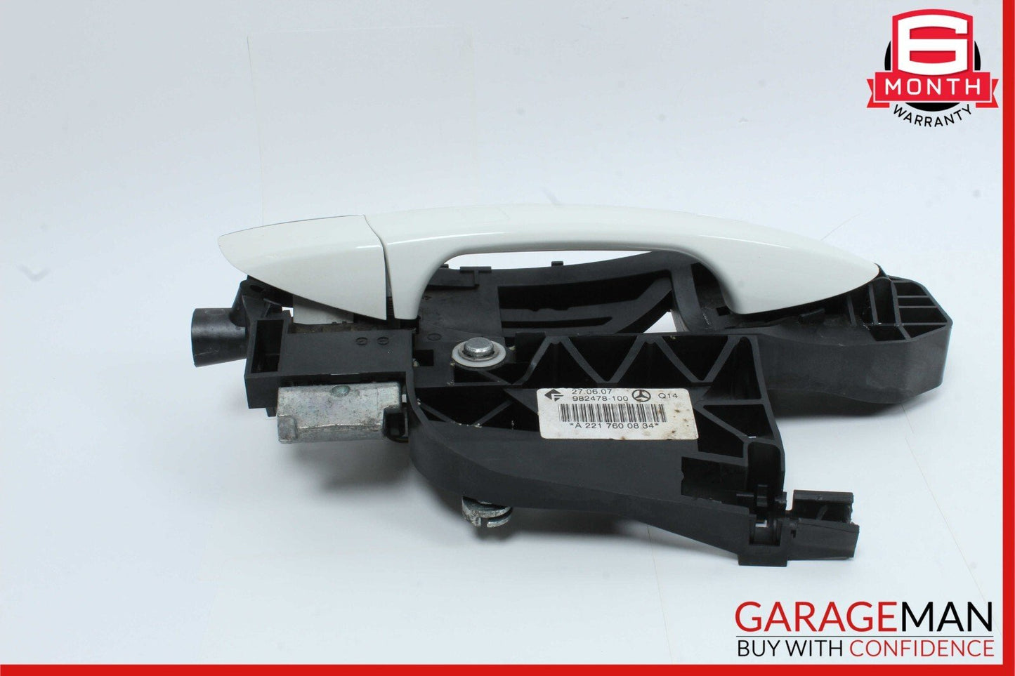 07-13 Mercedes W221 S550 Rear Right Side Exterior Door Handle Keyless Go White