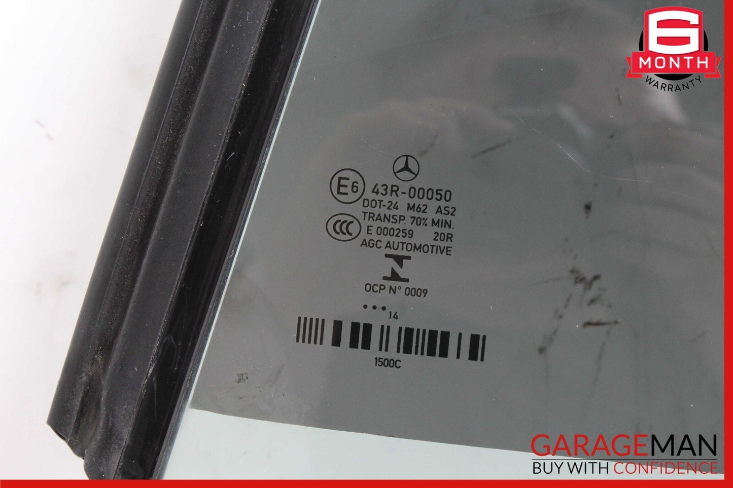 11-17 Mercedes W207 E350 E400 Convertible Rear Left Quarter Door Window Glass