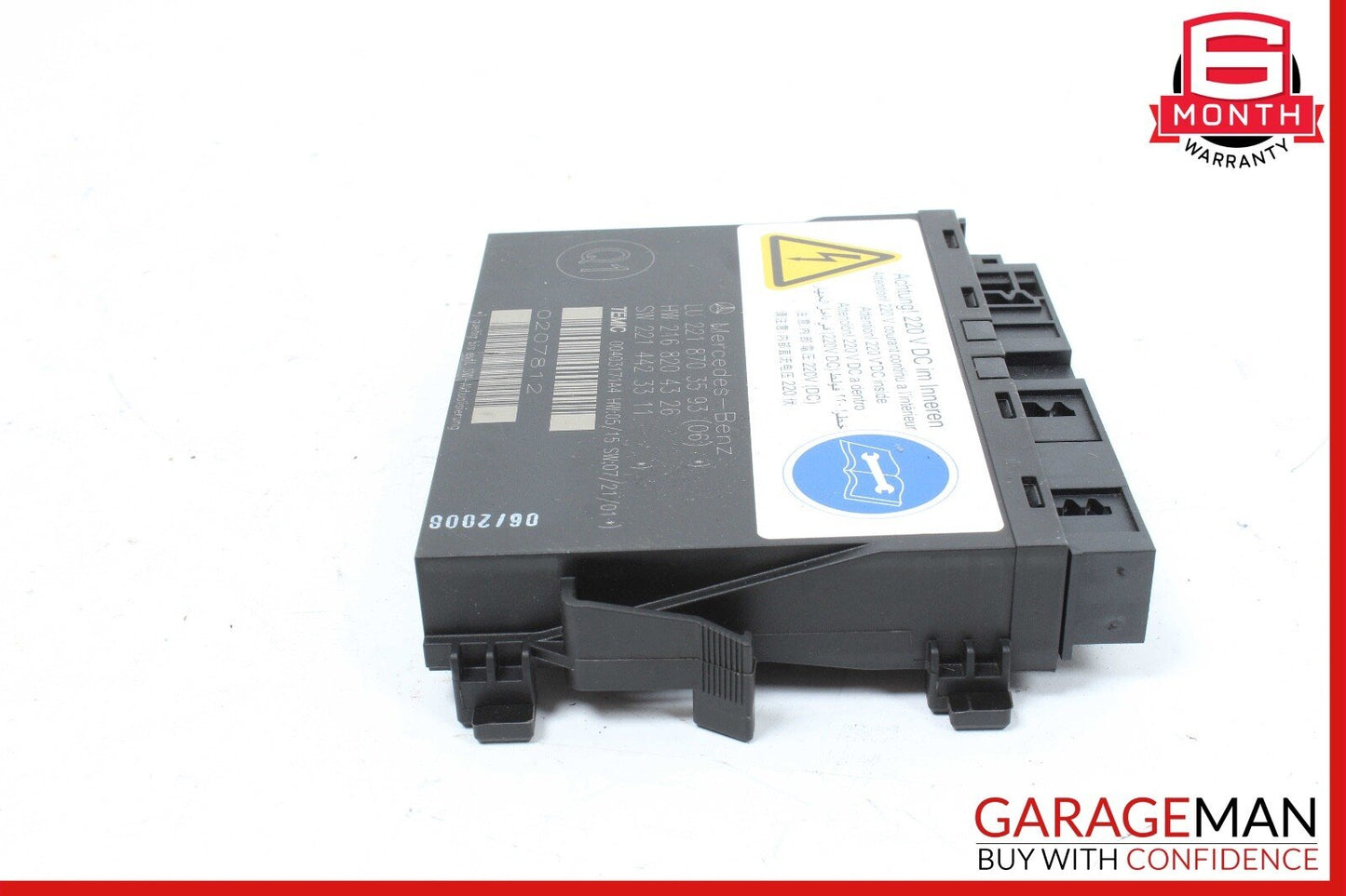 07-10 Mercedes W221 S550 CL550 Front Left / Right Seat Contour Controller Module