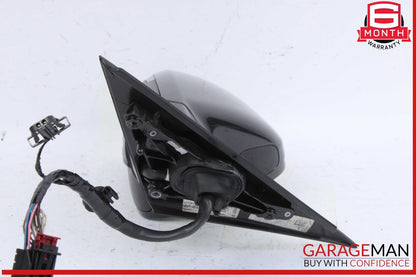 12-18 Audi A6 Front Right Passenger Side Door Rear View Mirror Black 4G1857410BB