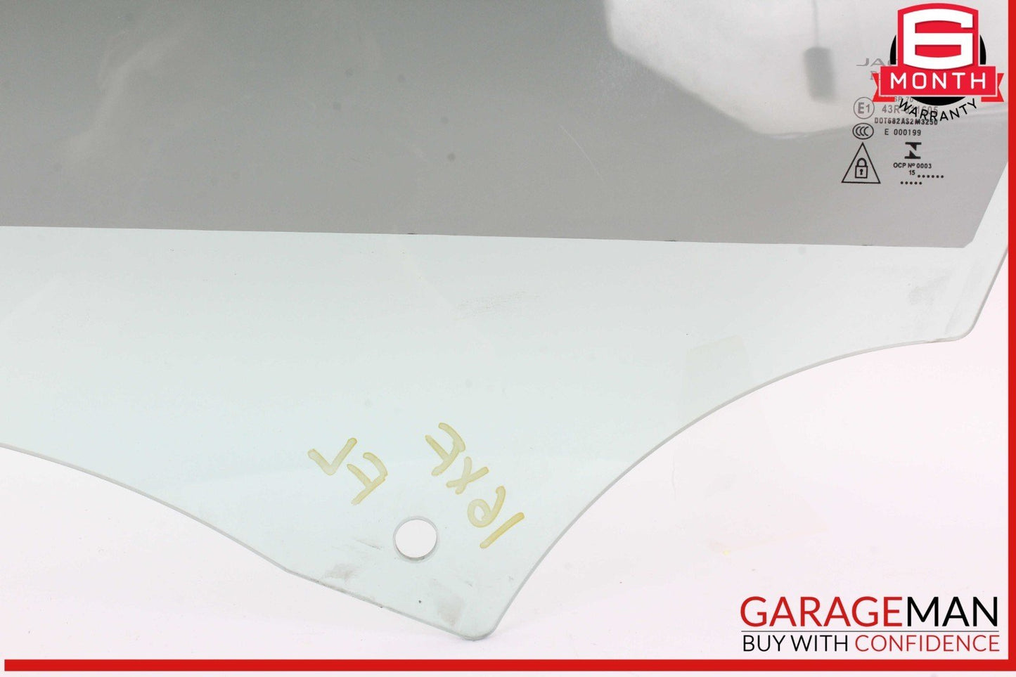 16-22 Jaguar XF Front Left Driver Side Door Window Auto Glass OEM