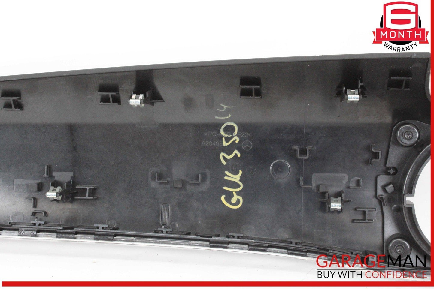 13-15 Mercedes X204 GLK350 4MATIC Front Dash Trim Panel w/ Hazard Light Switch