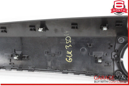 13-15 Mercedes X204 GLK350 4MATIC Front Dash Trim Panel w/ Hazard Light Switch