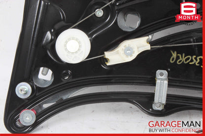 10-16 Mercedes W207 E350 E400 Rear Right Window Regulator Motor Plate Frame OEM