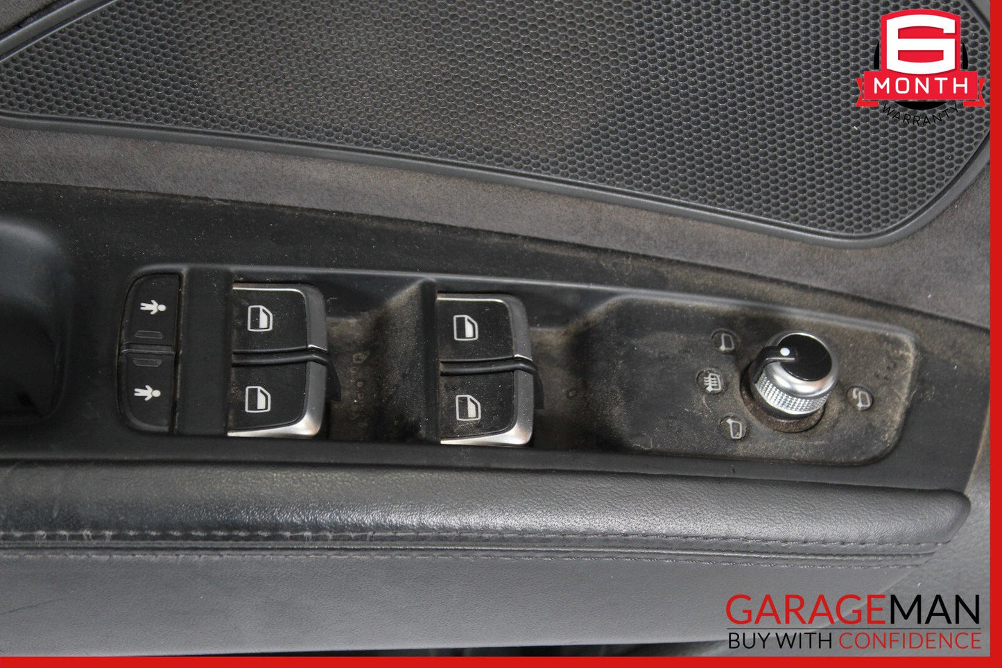 11-17 Audi A8 Interior Door Panel Front Left Driver Side Black OEM