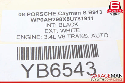 05-12 Porsche Cayman 987 Boxster Dashboard Dash A/C AC Air Vent OEM