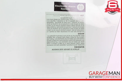 08-12 Honda Accord LX-P Front Left Door Window Auto Glass OEM