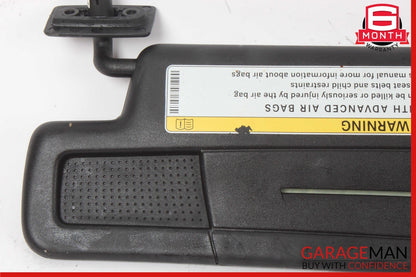 12-20 Mercedes R172 SLK250 Front Right Side Sun Visor Sunvisor Shade Cover Black