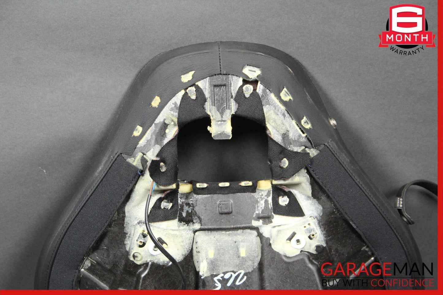 05-11 Mercedes R171 SLK350 Front Right Top Upper Seat Cushion Black