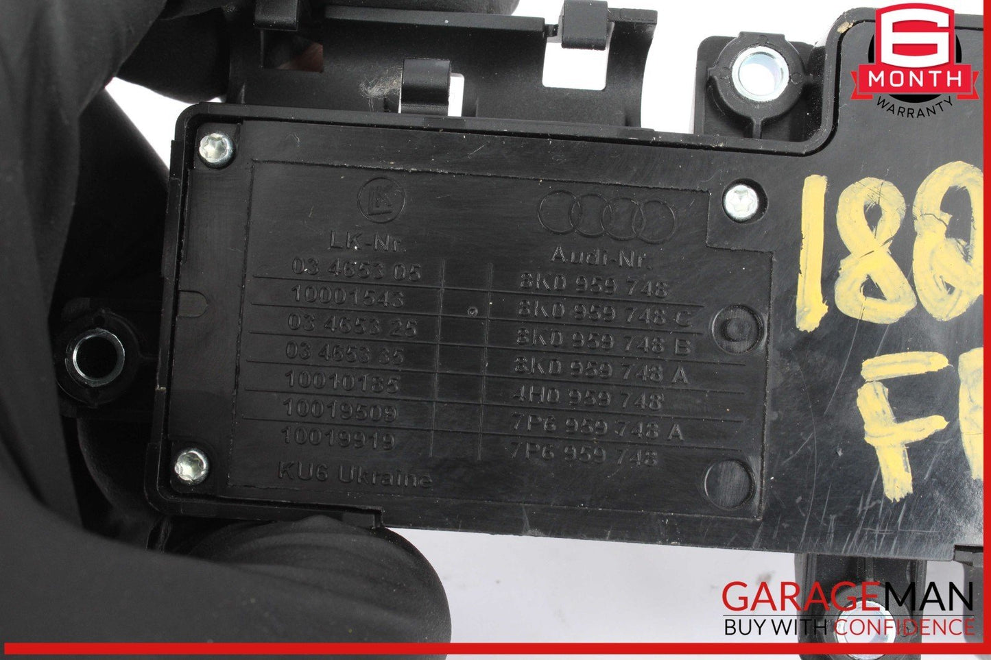 15-18 Audi Q3 Front Right Side Seat Adjustment Switch 8K0959748 OEM