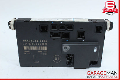 03-09 Mercedes W211 E350 E63 AMG Front Left Driver Side Door Control Module Unit