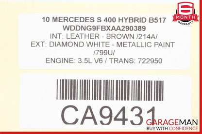 10-13 Mercedes W221 S400 E550 Distronic Adaptive Cruise Control Module OEM