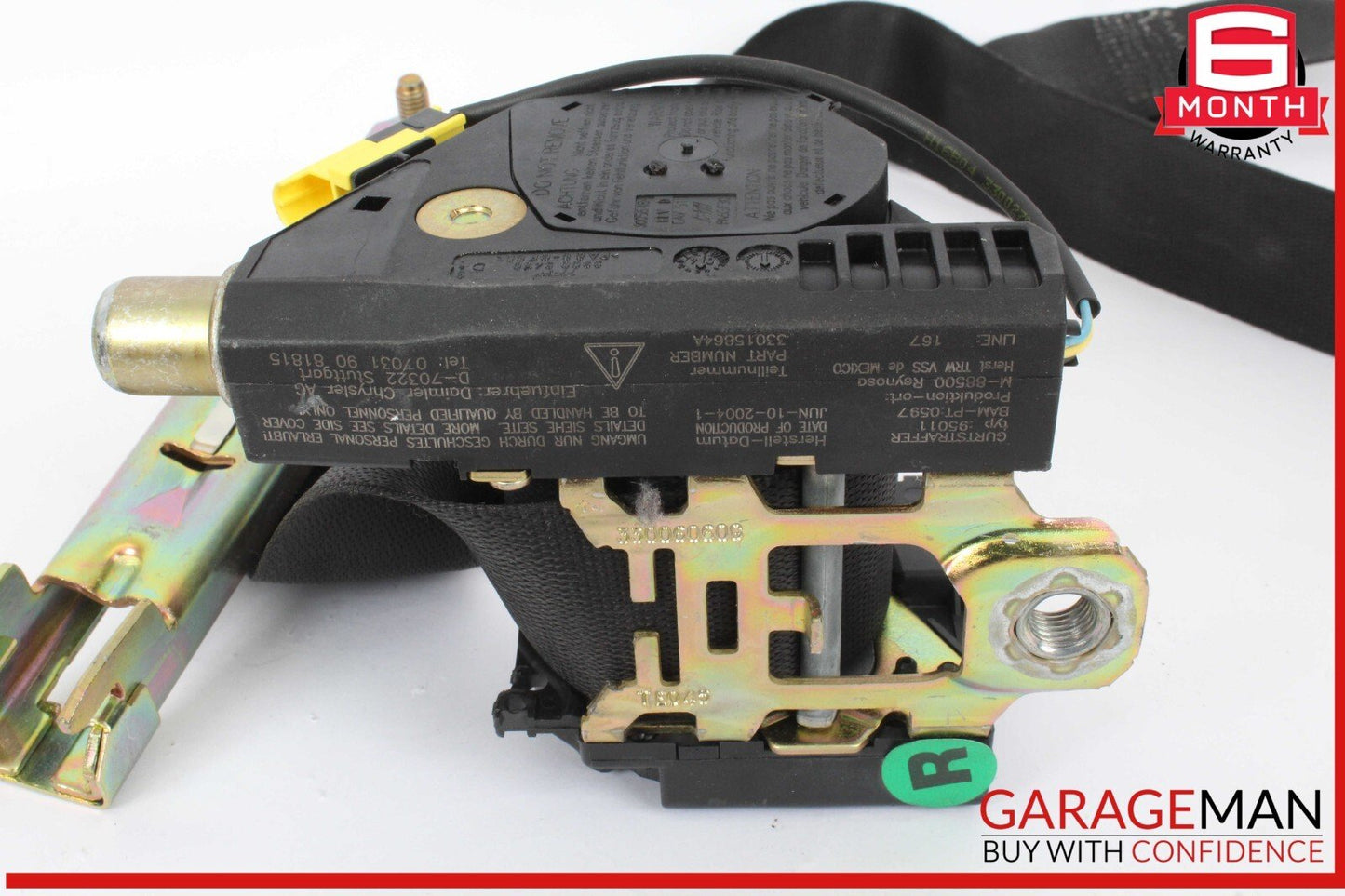 98-05 Mercedes W163 ML320 ML430 Rear Right Side Seat Belt Seatbelt Retractor OEM