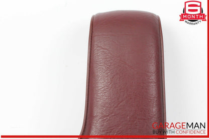 84-93 Mercedes W201 190E 190D Front Center Console Arm Rest Armrest Red OEM