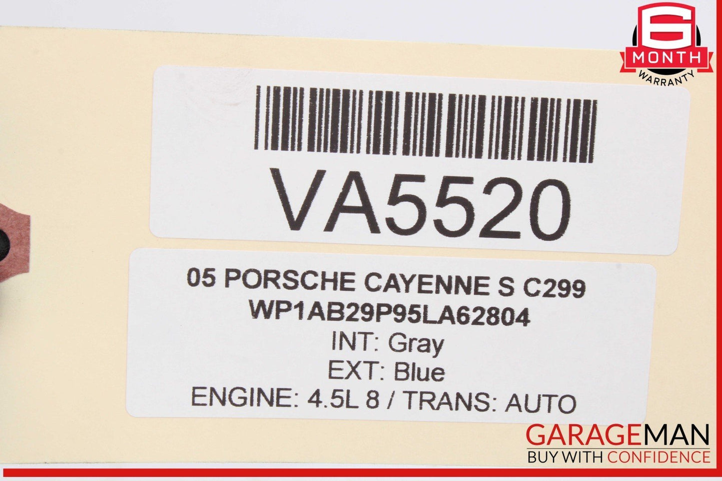 03-10 Porsche Cayenne S 955 957 Rear Left / Right Side Upper Forward Control Arm