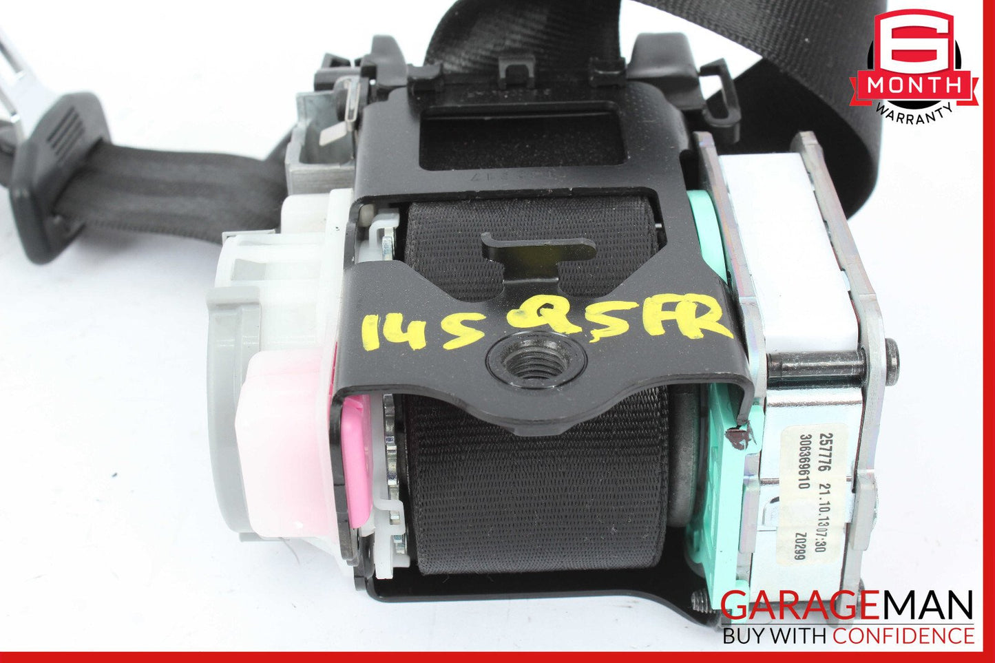 13-17 Audi Q5 Front Right Seatbelt Seat Belt Retractor Black OEM