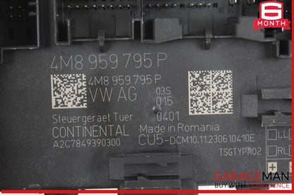 17-24 Audi A4 Rear Left or Right Side Door Control Module Unit 4M8959795P OEM