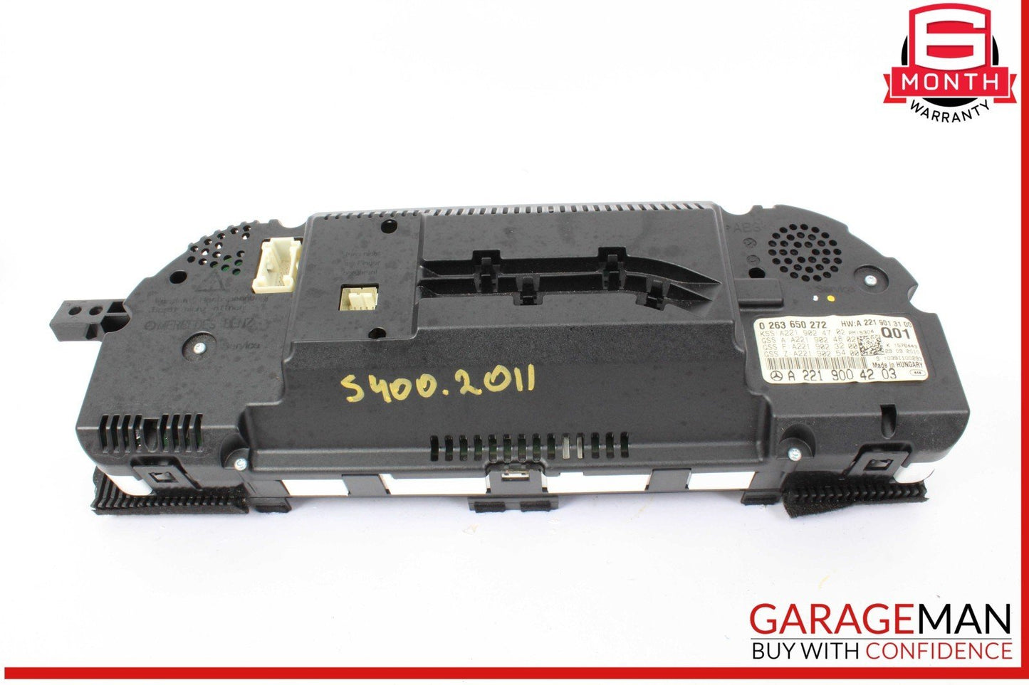 10-14 Mercedes W221 S400 Hybrid Speedometer Odometer Instrument Cluster Gauge