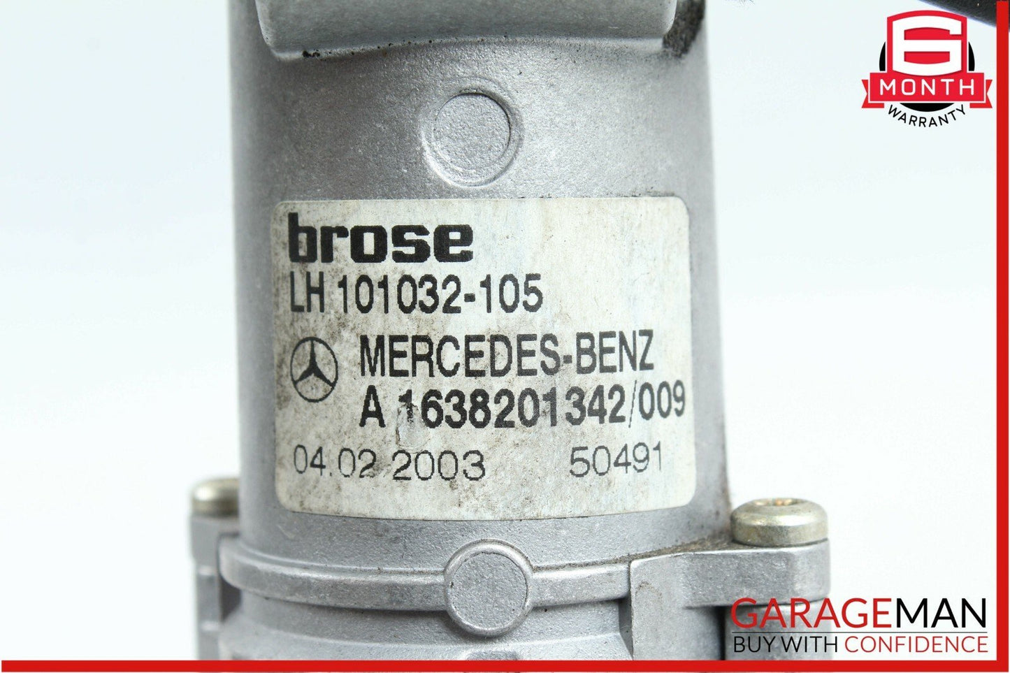 98-05 Mercedes W163 ML500 Rear Left Side Quarter Window Regulator Motor OEM