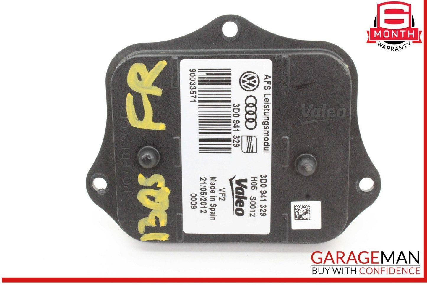 13-17 Audi Q5 SQ5 Head Light Headlight AFS Ballast Module 3D0941329 OEM
