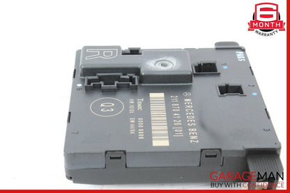 03-09 Mercedes W211 E550 E350 E63 AMG Rear Right Side Door Control Module Unit