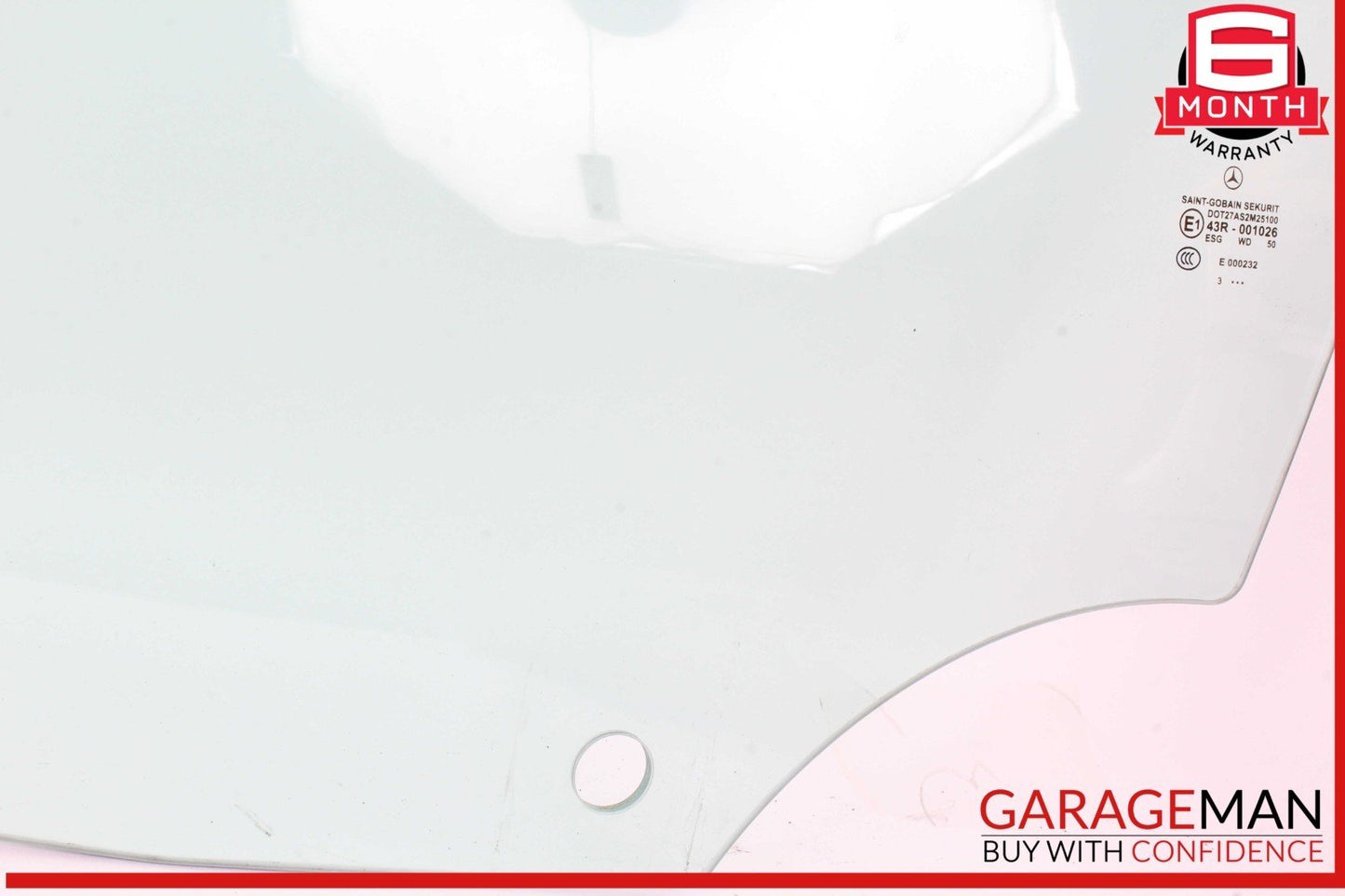 03-12 Mercedes R230 SL500 SL55 AMG Front Left Driver Side Door Window Glass OEM
