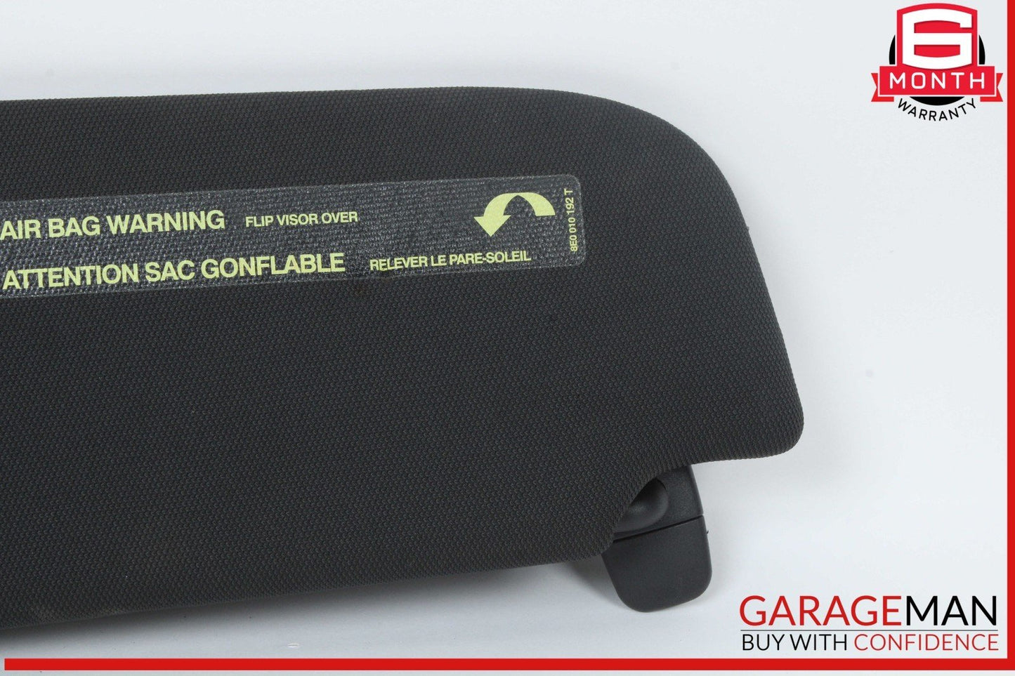 12-18 Audi A7 A6 Front Right Passenger Side Sun Visor Sunvisor Black OEM