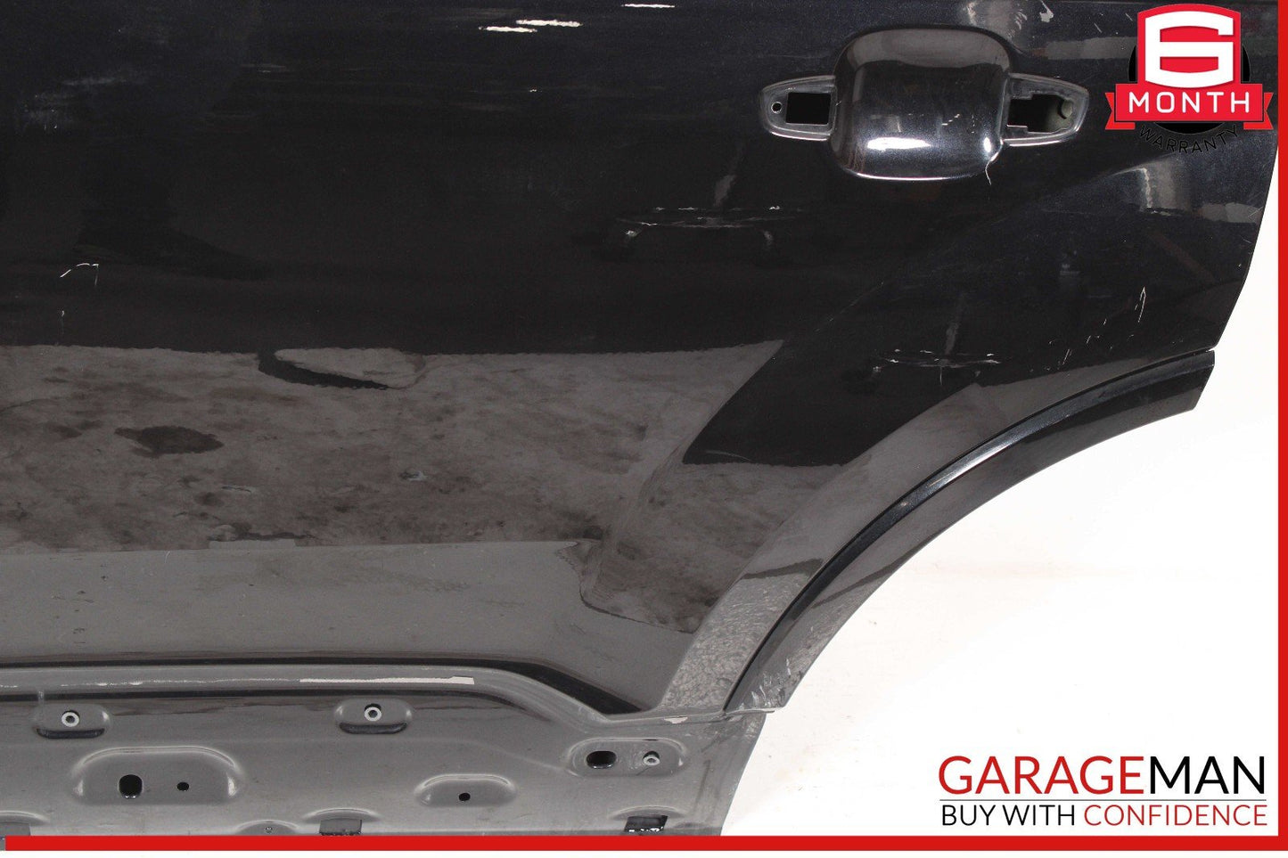 20-24 Audi Q7 Rear Left Driver Side Door Shell Black OEM