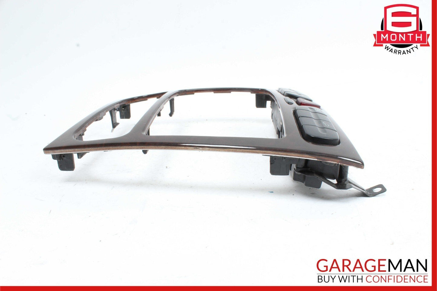 01-04 Mercedes W203 C240 Center Console Radio Hazard Light Trim Panel Bezel Wood