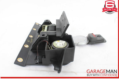 03-08 Mercedes R230 SL500 Rear Left Seat Belt Retractor Luggage w/ Speaker OEM