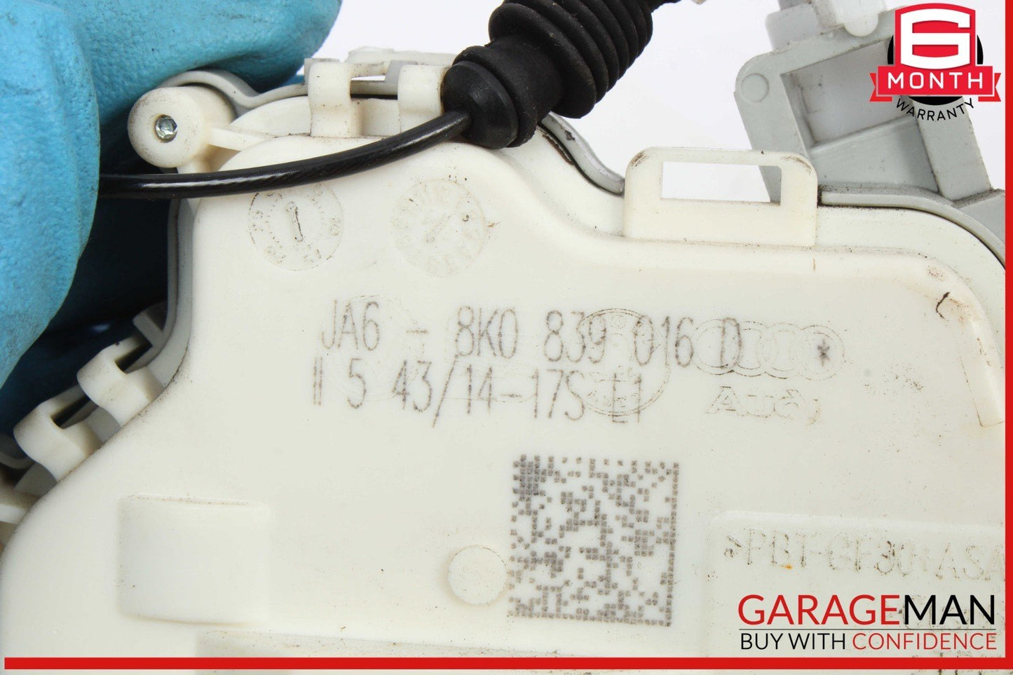 09-17 Audi Q5 SQ5 Rear Right Passenger Side Door Lock Latch Actuator 8K0839016D