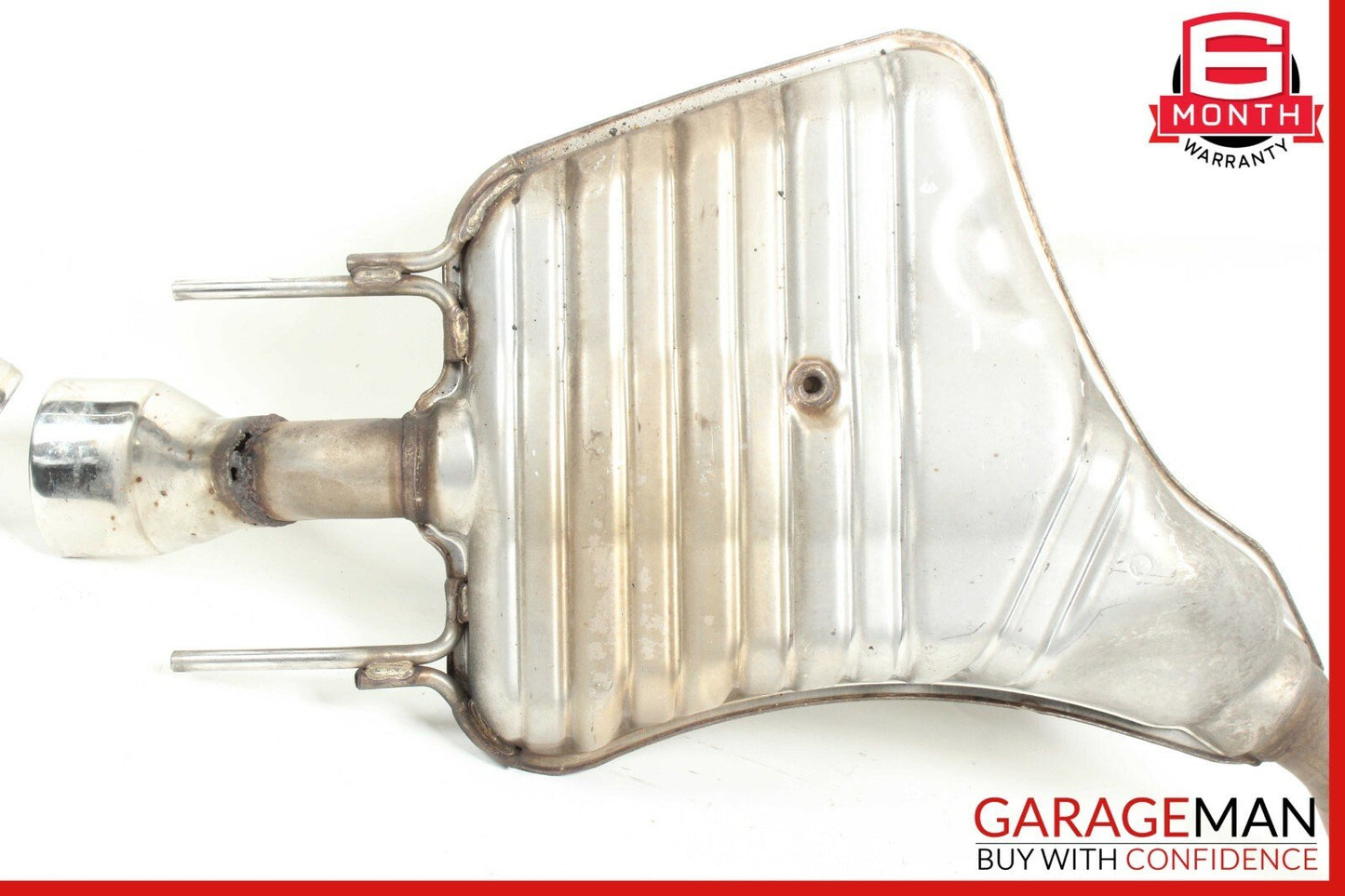 07-09 Mercedes W221 S550 Base Rear Right & Left Exhaust Muffler Mufflers Set OEM
