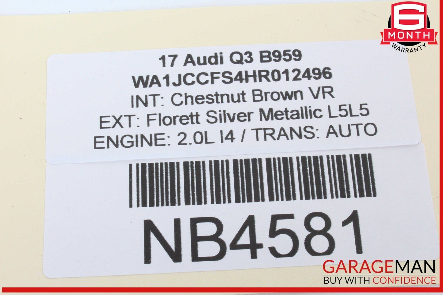 15-18 Audi Q3 Quattro Front Left Driver Side Door Lock Latch Actuator OEM