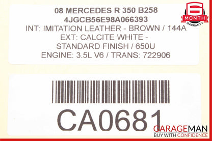 06-13 Mercedes R350 GL450 R550 ML550 Front Right Side Door Control Module Unit